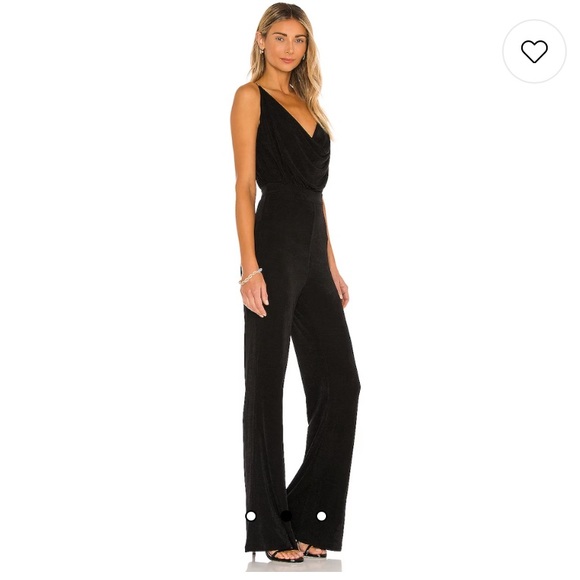 Revolve - MISHA Moira Pantsuit in Black - Picture 2 of 4